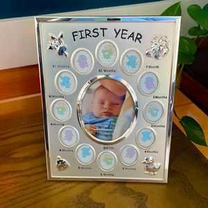 Baby’s first year picture frame by Hallmark